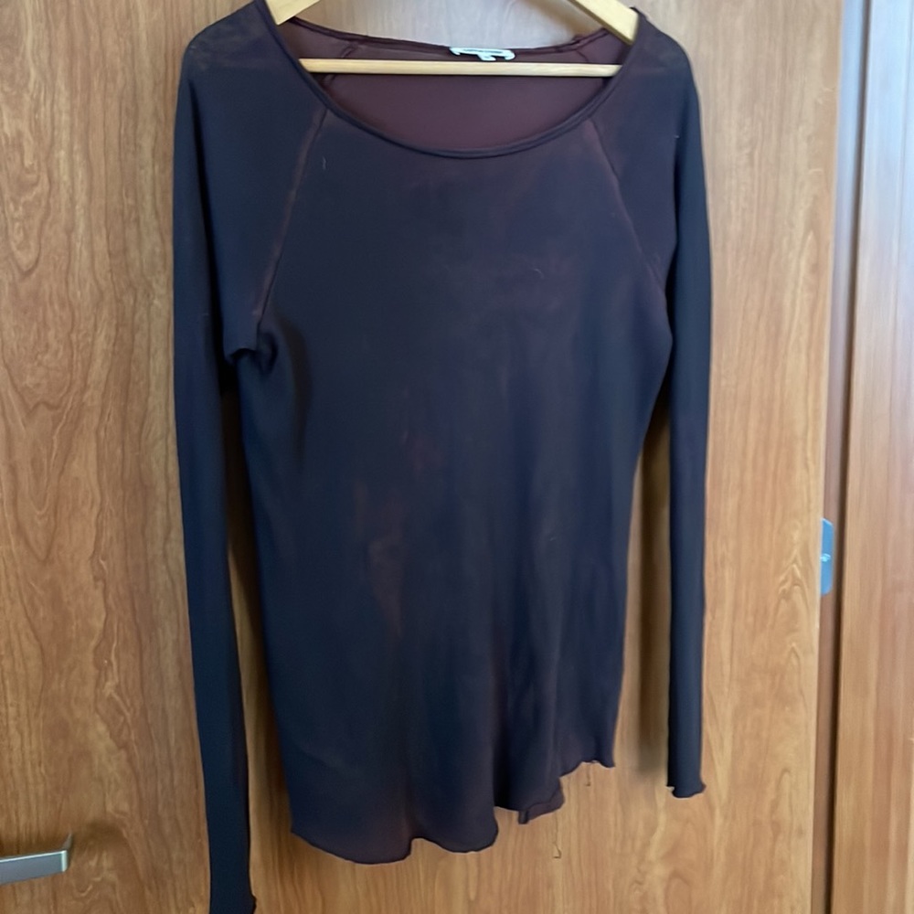 Cotton Citizen Raglan Top Size Small
